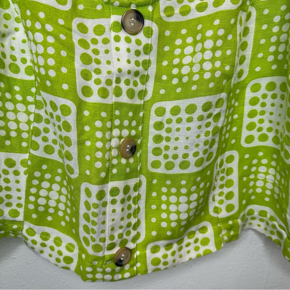 R-197. the Odells Julie Top Green Size XLarge - Picture 6 of 13